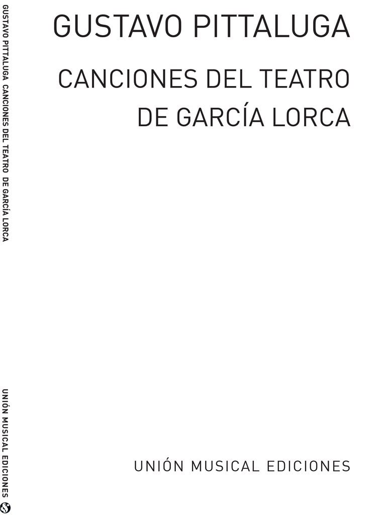 Canciones Del Teatro De Garcia Lorca
